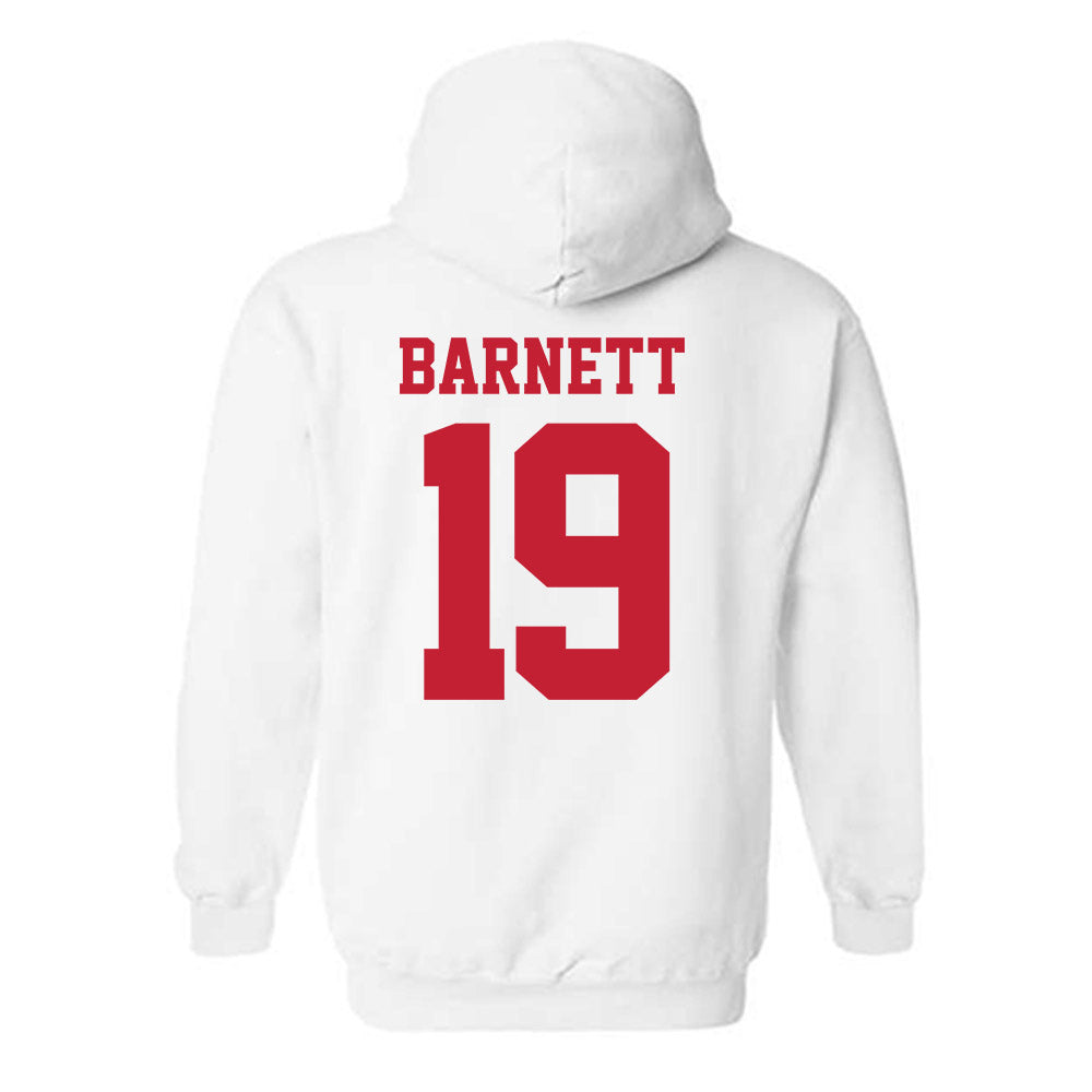 New Mexico - NCAA Baseball : Logan Barnett - Classic Fashion Shersey Hooded Sweatshirt-1