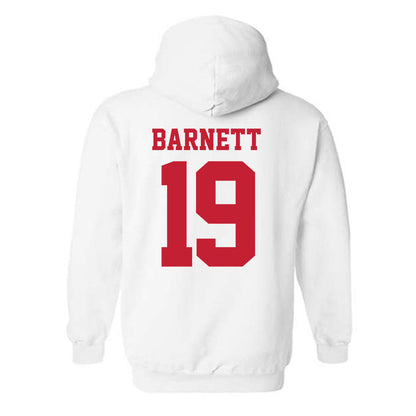 New Mexico - NCAA Baseball : Logan Barnett - Classic Fashion Shersey Hooded Sweatshirt-1