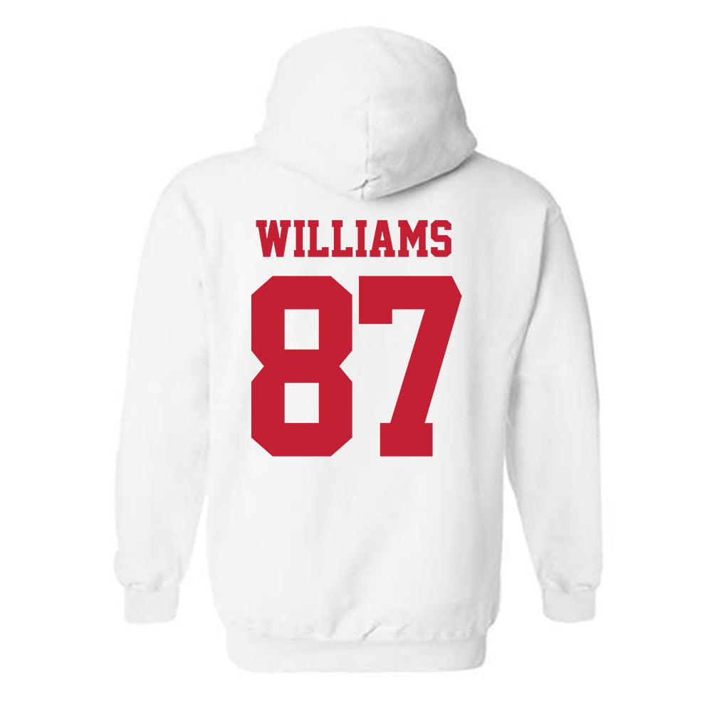 New Mexico - NCAA Football : Abraham Williams - Classic Fashion Shersey Hooded Sweatshirt-1
