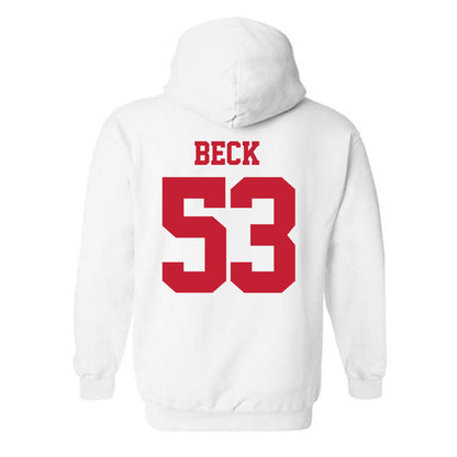 New Mexico - NCAA Football : Caden Beck - Classic Fashion Shersey Hooded Sweatshirt-1
