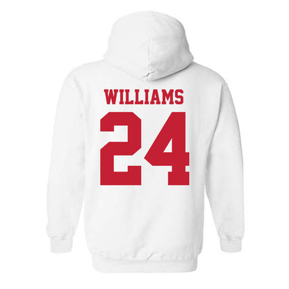 New Mexico - NCAA Baseball : Brodey Williams - Classic Fashion Shersey Hooded Sweatshirt-1