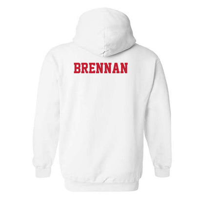 New Mexico - NCAA Women's Track & Field : Jaime Brennan - Classic Fashion Shersey Hooded Sweatshirt-1