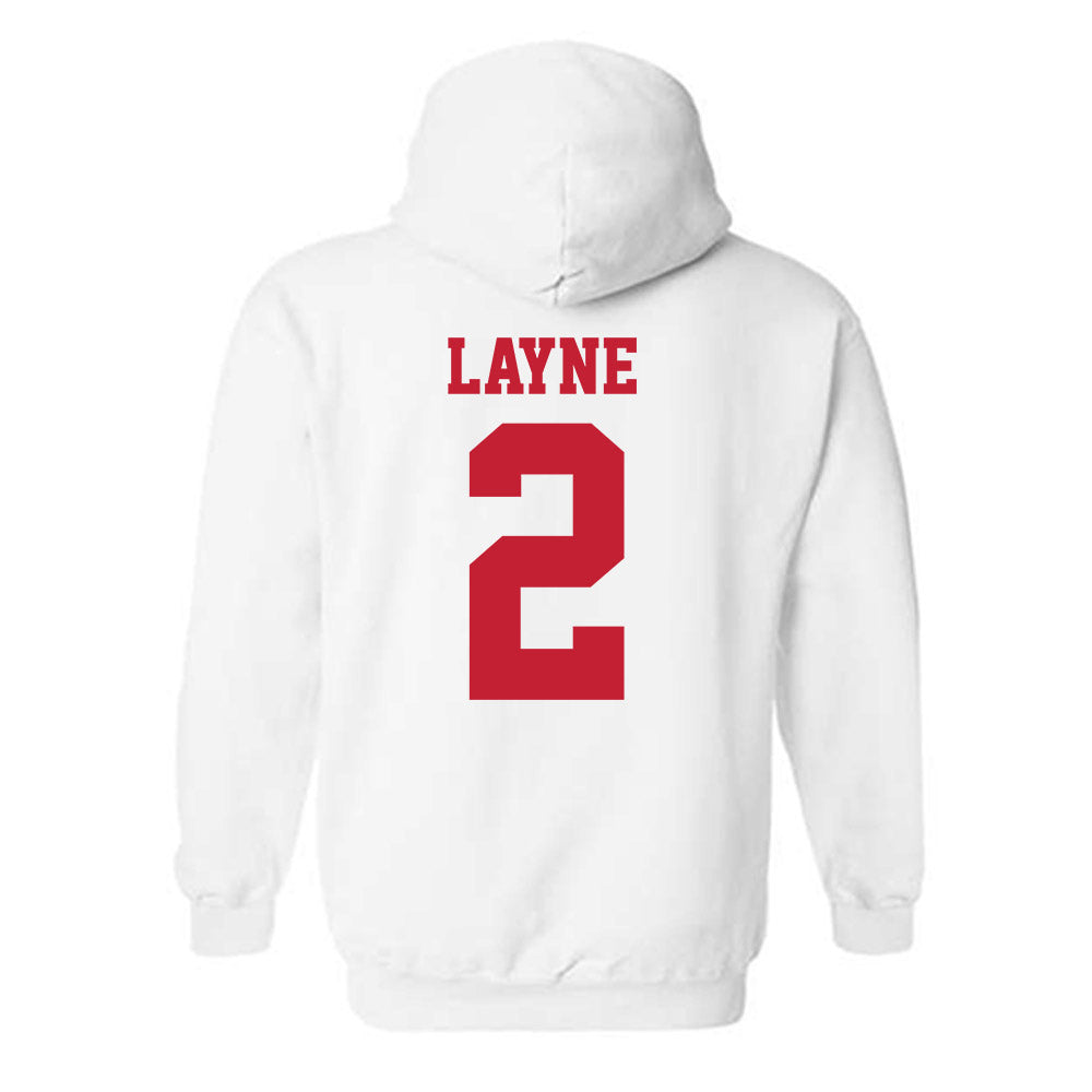 New Mexico - NCAA Football : Jack Layne - Classic Fashion Shersey Hooded Sweatshirt-1