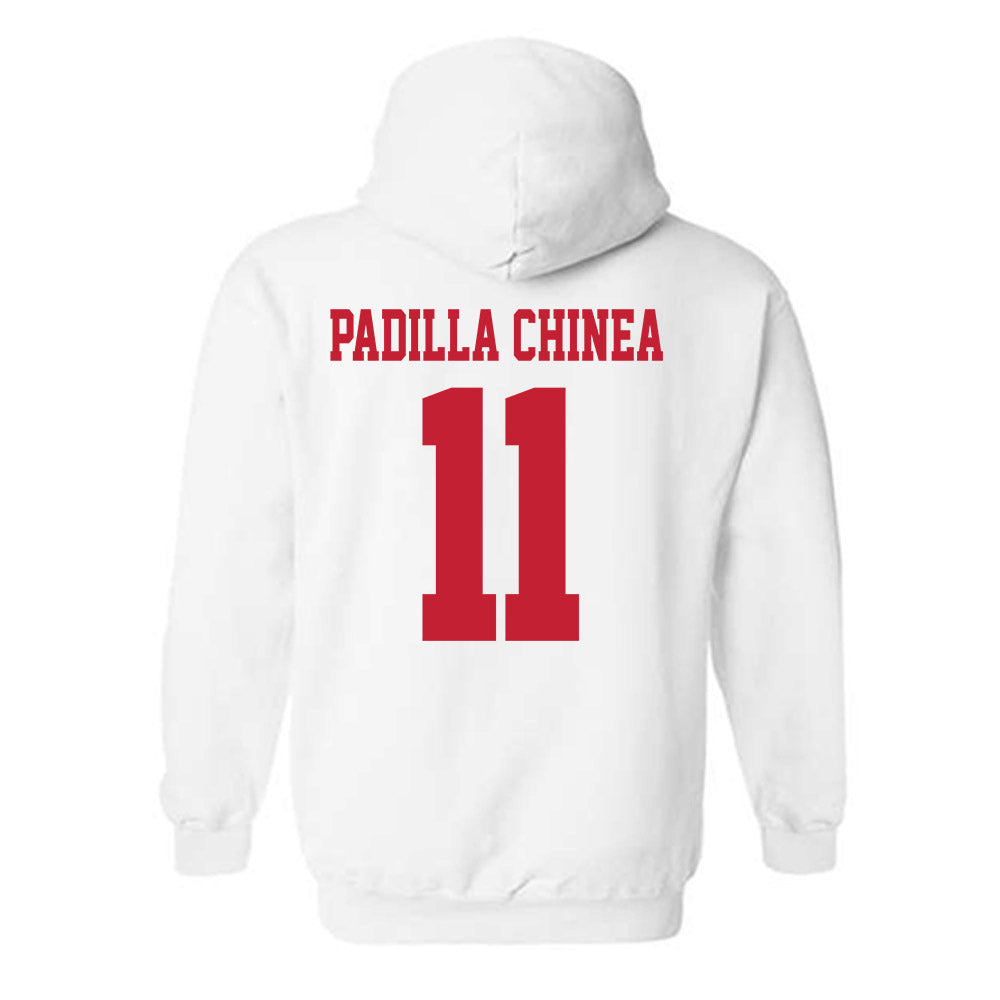 New Mexico - NCAA Women's Basketball : Nayli Padilla Chinea - Classic Fashion Shersey Hooded Sweatshirt-1