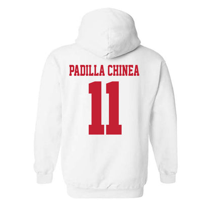 New Mexico - NCAA Women's Basketball : Nayli Padilla Chinea - Classic Fashion Shersey Hooded Sweatshirt-1