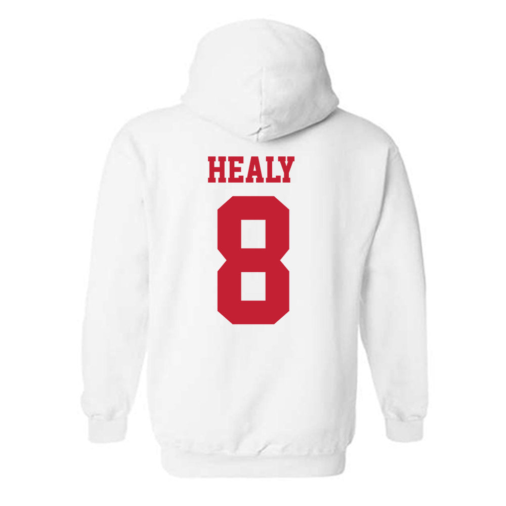 New Mexico - NCAA Women's Soccer : Analyse Healy - Classic Fashion Shersey Hooded Sweatshirt-1