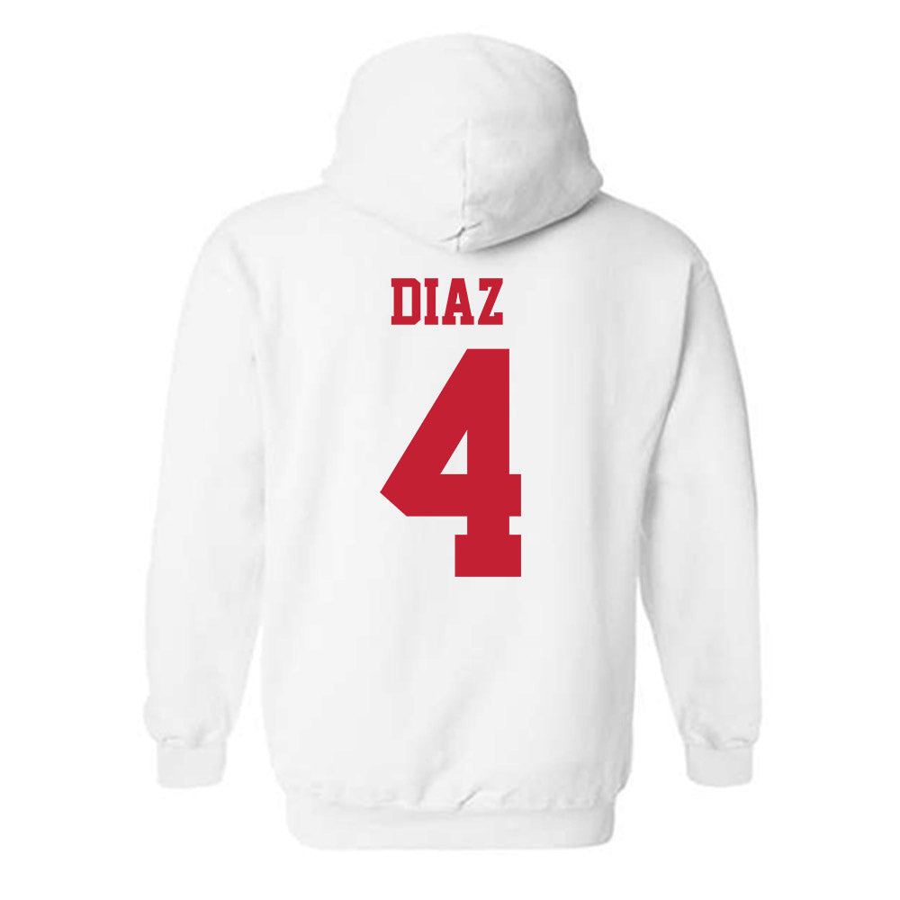 New Mexico - NCAA Baseball : Anthony Diaz - Classic Fashion Shersey Hooded Sweatshirt-1