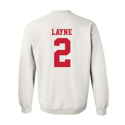New Mexico - NCAA Football : Jack Layne - Classic Fashion Shersey Crewneck Sweatshirt-1