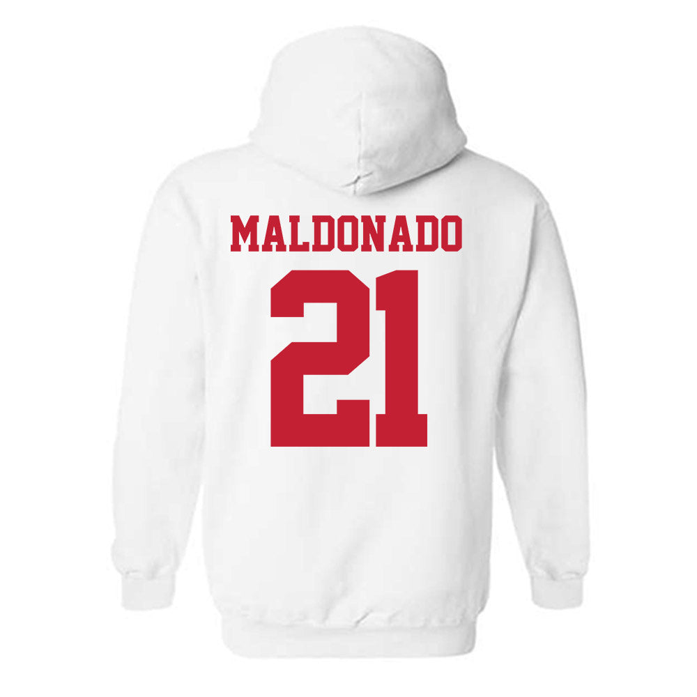 New Mexico - NCAA Football : Jacob Maldonado - Classic Fashion Shersey Hooded Sweatshirt-1