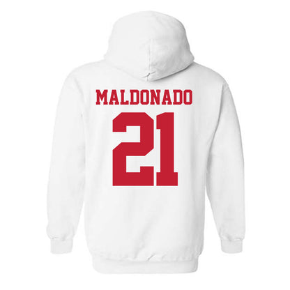 New Mexico - NCAA Football : Jacob Maldonado - Classic Fashion Shersey Hooded Sweatshirt-1