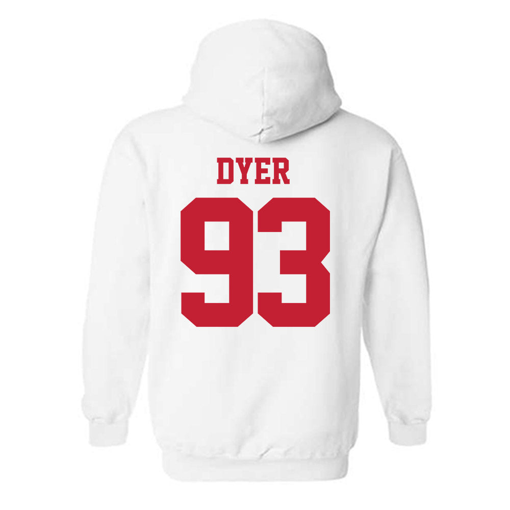 New Mexico - NCAA Football : Deven Dyer - Classic Fashion Shersey Hooded Sweatshirt-1