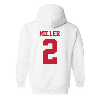 New Mexico - NCAA Men's Basketball : Tajavis Miller - Classic Fashion Shersey Hooded Sweatshirt-1