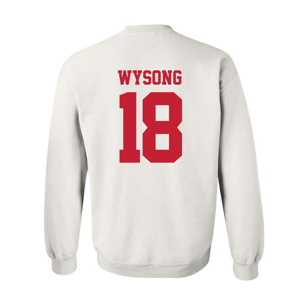 New Mexico - NCAA Football : Evan Wysong - Classic Fashion Shersey Crewneck Sweatshirt-1