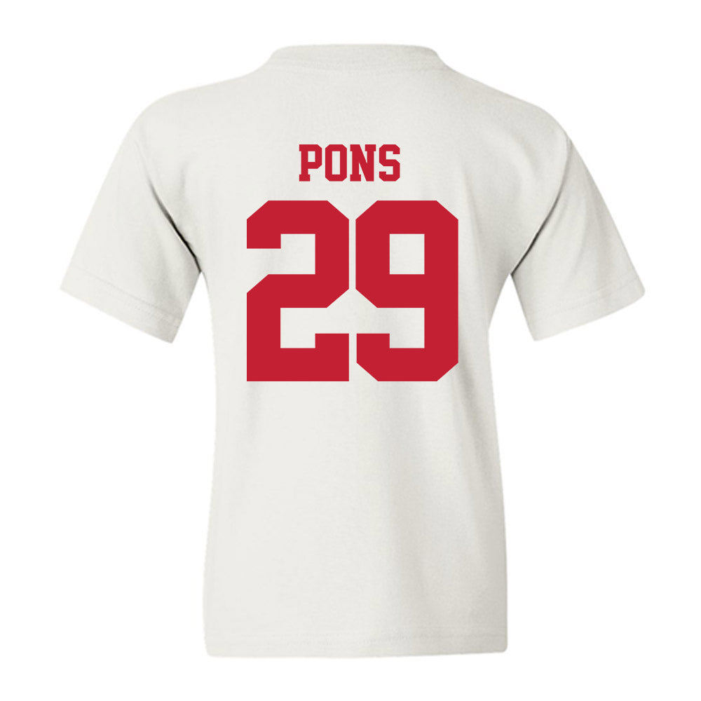 New Mexico - NCAA Men's Basketball : Timeo Pons - Classic Fashion Shersey Youth T-Shirt-1