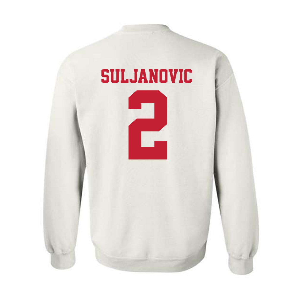 New Mexico - NCAA Men's Basketball : Imran Suljanovic - Classic Fashion Shersey Crewneck Sweatshirt-1