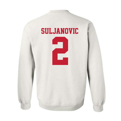 New Mexico - NCAA Men's Basketball : Imran Suljanovic - Classic Fashion Shersey Crewneck Sweatshirt-1
