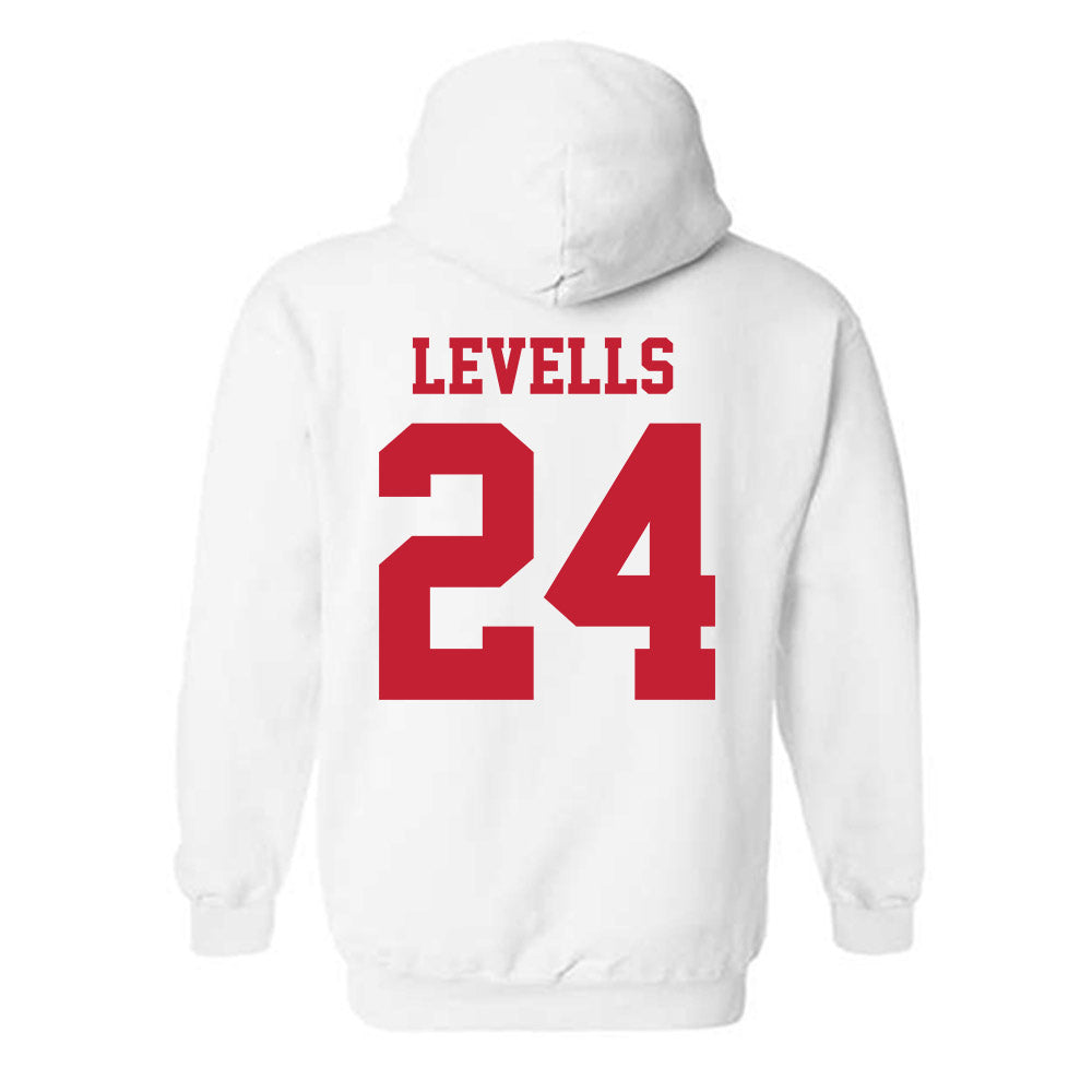 New Mexico - NCAA Football : Bear Levells - Classic Fashion Shersey Hooded Sweatshirt-1