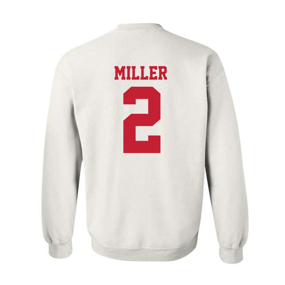 New Mexico - NCAA Men's Basketball : Tajavis Miller - Classic Fashion Shersey Crewneck Sweatshirt-1