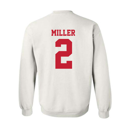 New Mexico - NCAA Men's Basketball : Tajavis Miller - Classic Fashion Shersey Crewneck Sweatshirt-1