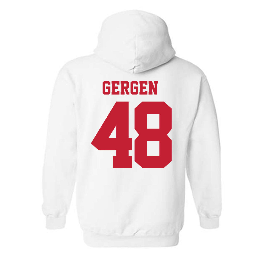 New Mexico - NCAA Baseball : Jacob Gergen - Classic Fashion Shersey Hooded Sweatshirt-1