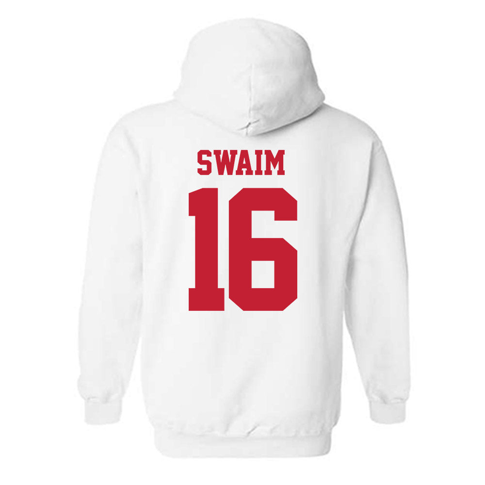 New Mexico - NCAA Football : Mercury Swaim - Classic Fashion Shersey Hooded Sweatshirt-1