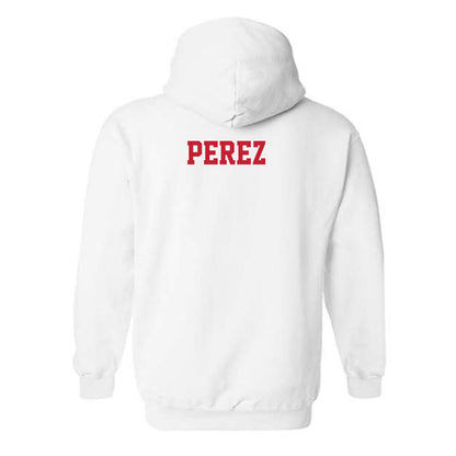 New Mexico - NCAA Men's Tennis : Alberto Perez - Classic Fashion Shersey Hooded Sweatshirt-1