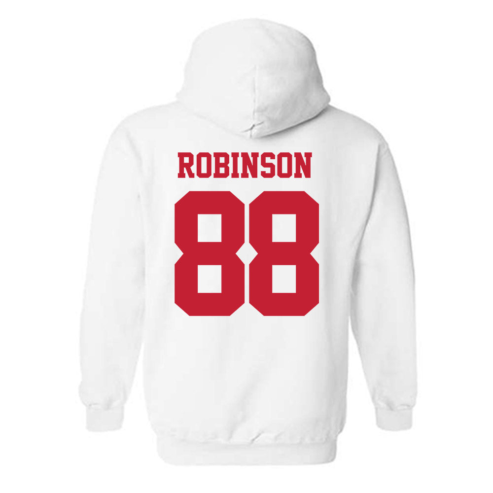 New Mexico - NCAA Football : Ajahvea Robinson - Classic Fashion Shersey Hooded Sweatshirt-1