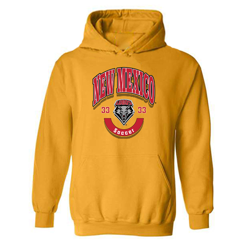 New Mexico - NCAA Women's Soccer : Kylee Mackey - Classic Fashion Shersey Hooded Sweatshirt-0