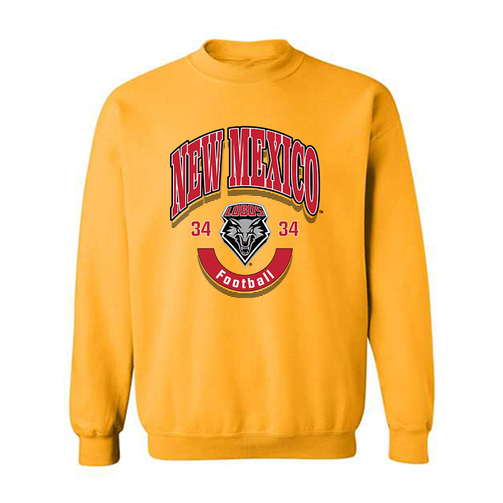 New Mexico - NCAA Football : Broden Schmidt - Classic Fashion Shersey Crewneck Sweatshirt-0