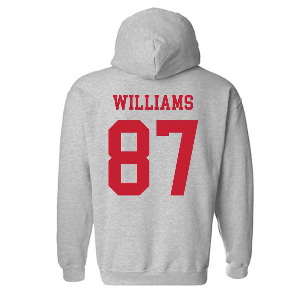 New Mexico - NCAA Football : Abraham Williams - Classic Fashion Shersey Hooded Sweatshirt-1