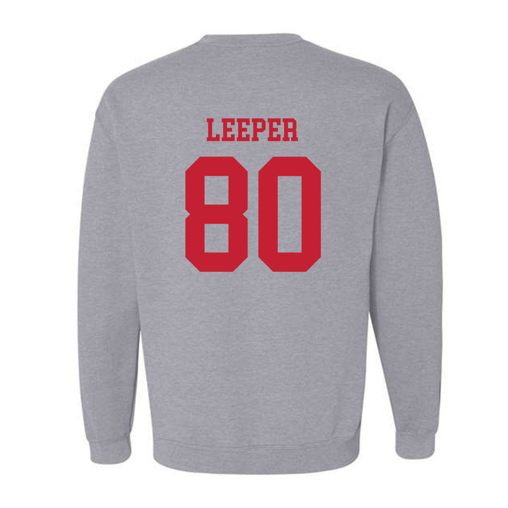 New Mexico - NCAA Football : Max Leeper - Classic Fashion Shersey Crewneck Sweatshirt-1