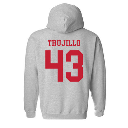New Mexico - NCAA Baseball : Gene Trujillo - Classic Fashion Shersey Hooded Sweatshirt-1