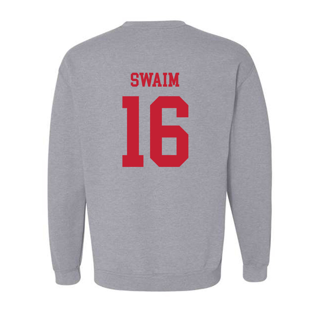 New Mexico - NCAA Football : Mercury Swaim - Classic Fashion Shersey Crewneck Sweatshirt-1