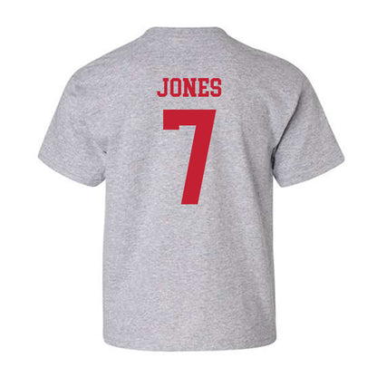 New Mexico - NCAA Men's Basketball : Sir Marius Jones - Classic Fashion Shersey Youth T-Shirt-1
