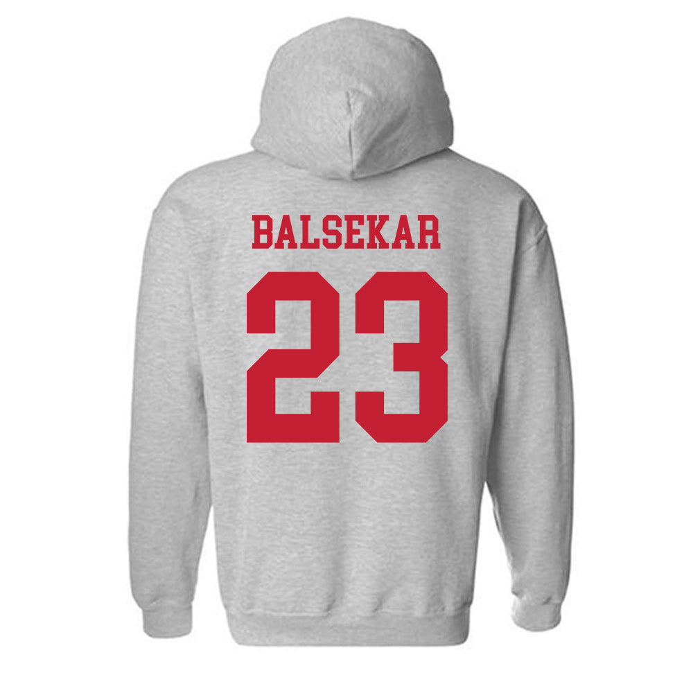 New Mexico - NCAA Men's Tennis : Aditya Balsekar - Classic Fashion Shersey Hooded Sweatshirt-1
