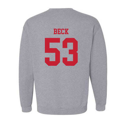 New Mexico - NCAA Football : Caden Beck - Classic Fashion Shersey Crewneck Sweatshirt-1