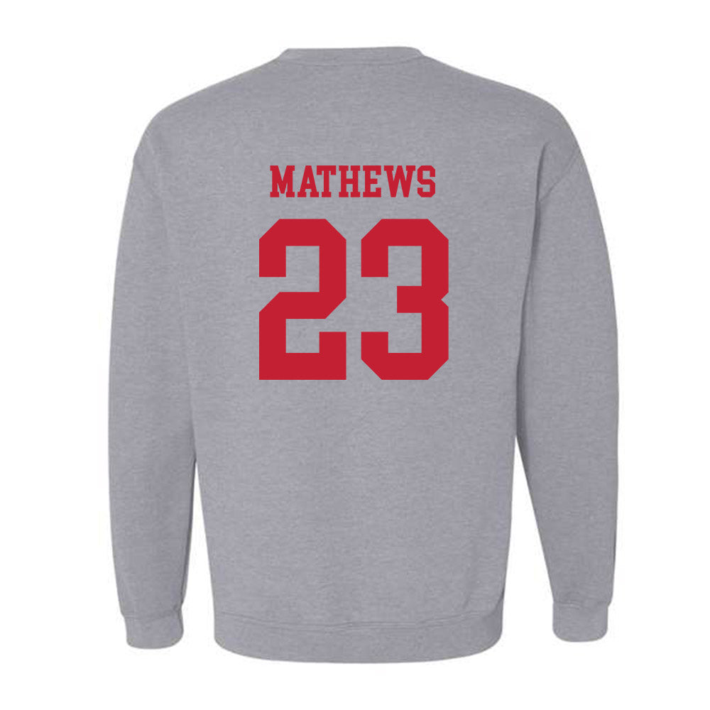 New Mexico - NCAA Football : Cameron Mathews - Classic Fashion Shersey Crewneck Sweatshirt-1
