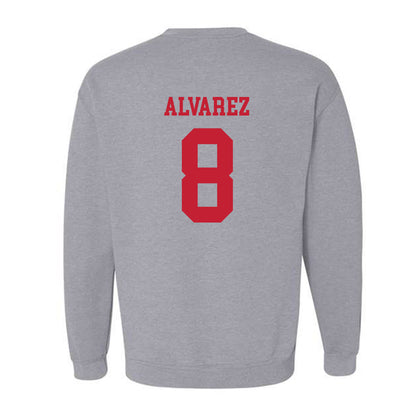 New Mexico - NCAA Baseball : Diego Alvarez - Classic Fashion Shersey Crewneck Sweatshirt-1