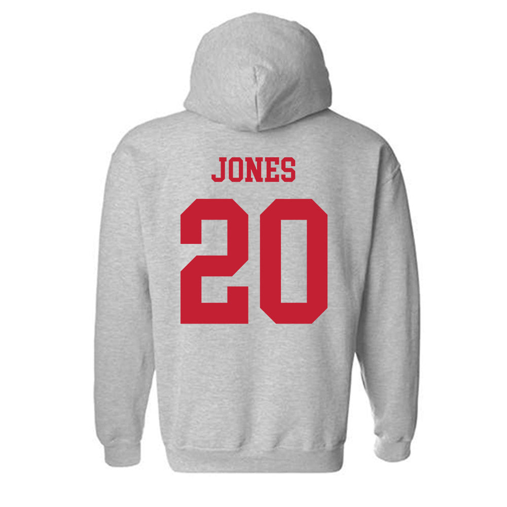 New Mexico - NCAA Women's Basketball : Tyler Jones - Classic Fashion Shersey Hooded Sweatshirt-1