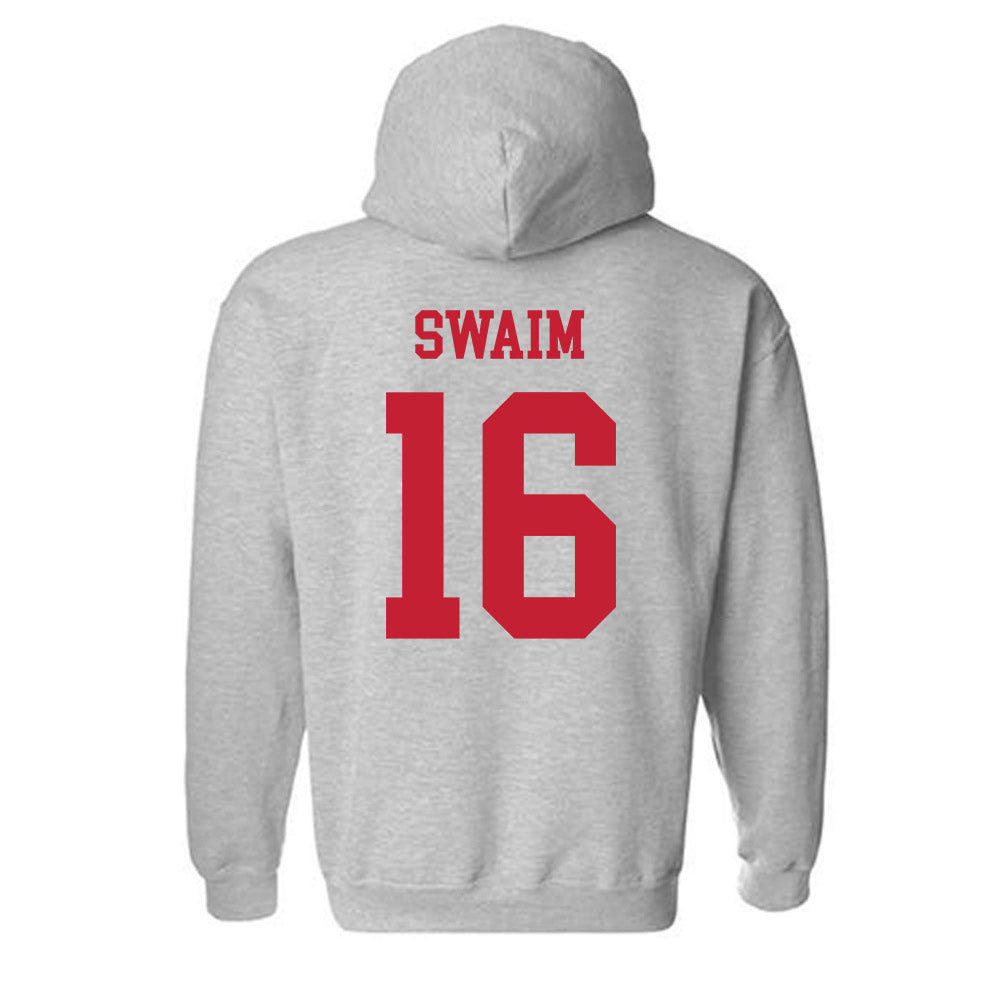 New Mexico - NCAA Football : Mercury Swaim - Classic Fashion Shersey Hooded Sweatshirt-1
