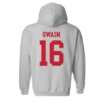 New Mexico - NCAA Football : Mercury Swaim - Classic Fashion Shersey Hooded Sweatshirt-1