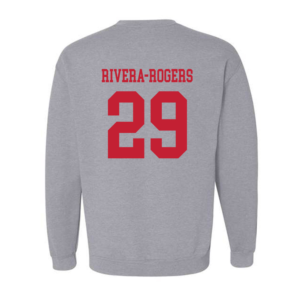 New Mexico - NCAA Football : Xavier Rivera-Rogers - Classic Fashion Shersey Crewneck Sweatshirt-1