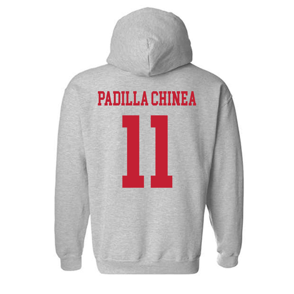 New Mexico - NCAA Women's Basketball : Nayli Padilla Chinea - Classic Fashion Shersey Hooded Sweatshirt-1
