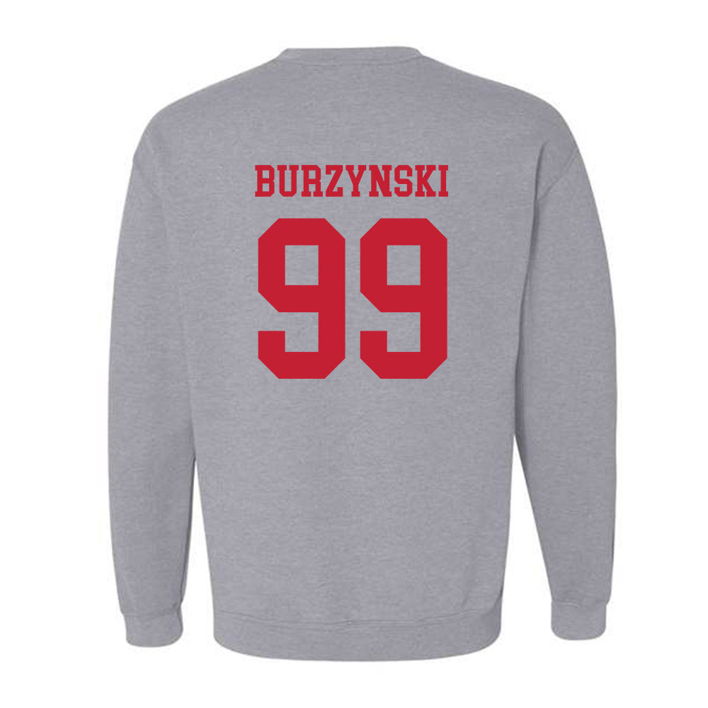 New Mexico - NCAA Football : Jack Burzynski - Classic Fashion Shersey Crewneck Sweatshirt-1