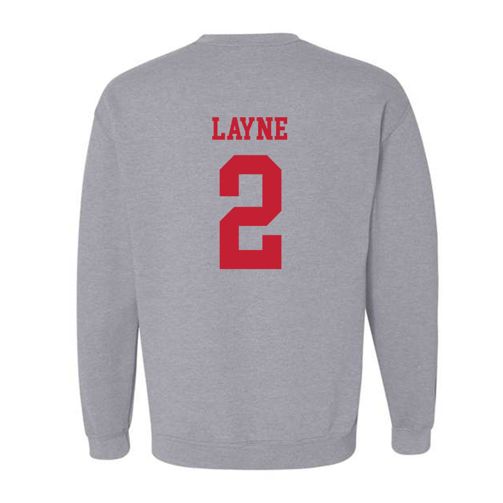 New Mexico - NCAA Football : Jack Layne - Classic Fashion Shersey Crewneck Sweatshirt-1