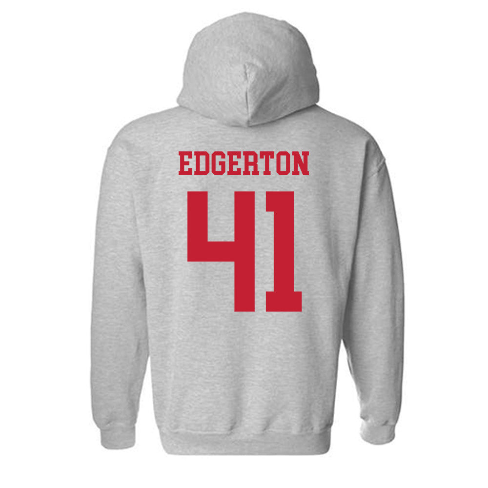 New Mexico - NCAA Baseball : Seth Edgerton - Classic Fashion Shersey Hooded Sweatshirt-1