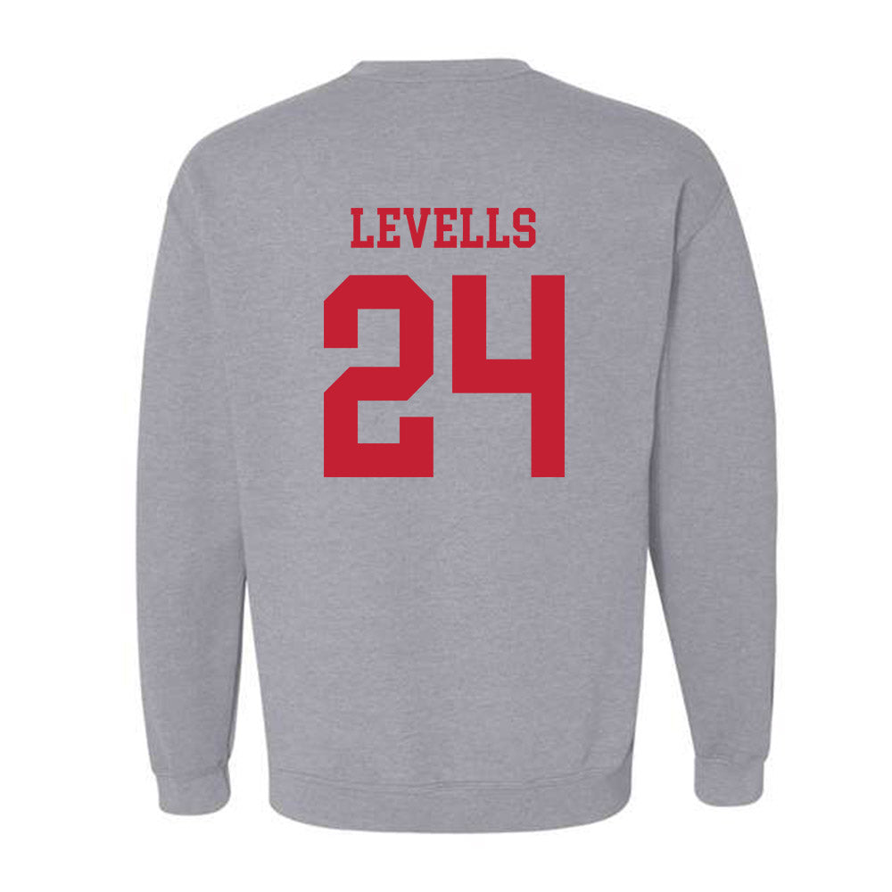 New Mexico - NCAA Football : Bear Levells - Classic Fashion Shersey Crewneck Sweatshirt-1