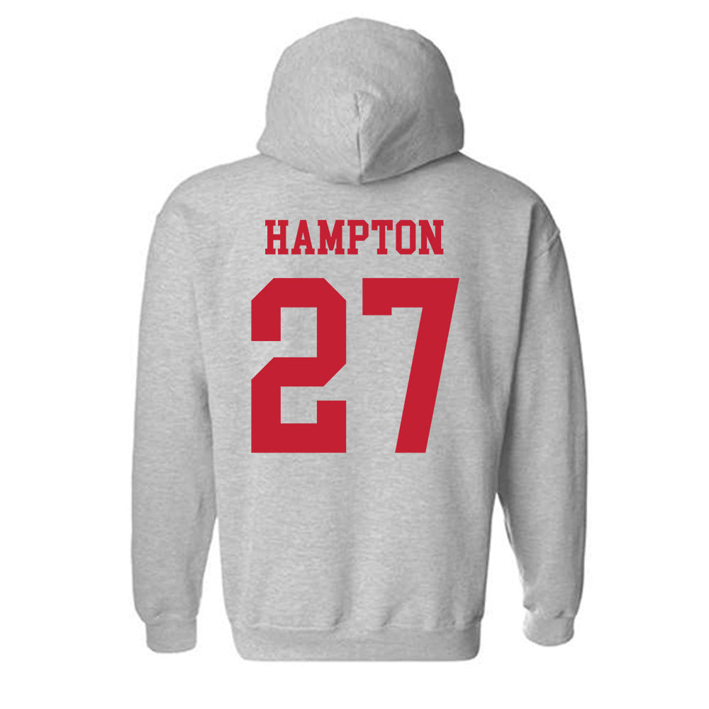 New Mexico - NCAA Football : Brannon Hampton - Classic Fashion Shersey Hooded Sweatshirt-1