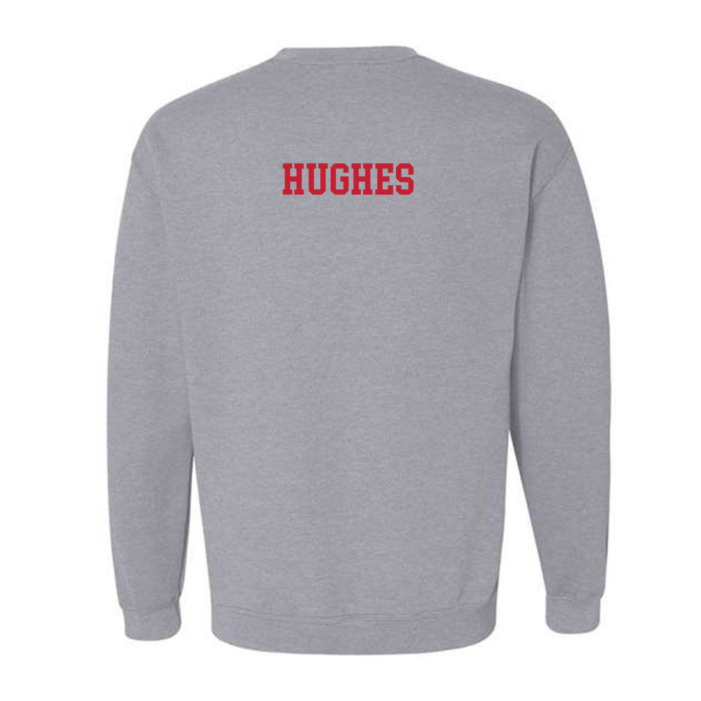 New Mexico - NCAA Women's Track & Field : Ajia Hughes - Classic Fashion Shersey Crewneck Sweatshirt-1
