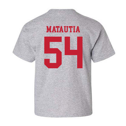 New Mexico - NCAA Football : Jojo Matautia - Classic Fashion Shersey Youth T-Shirt-1